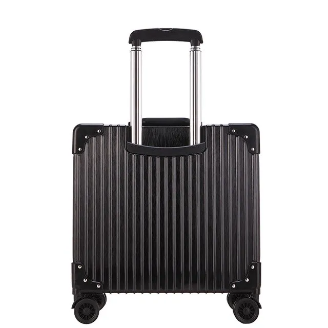 18 Inch Rolling Luggage Spinner Wheels Suitcases Trolley Men Abs Pc Travel Bag Trunk Student