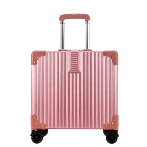 18 Inch Rolling Luggage Spinner Wheels Suitcases Trolley Men Abs Pc Travel Bag Trunk Student