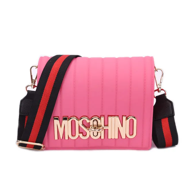2018 Fashion Women Luxury Shoulder Bags Summer Silica Gel Female Mini Chain Jelly Bag Women Diamond Lattice pochette sac