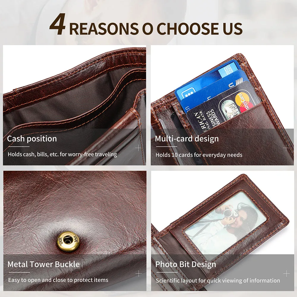 2H #1134 Genuine Leather Wallet