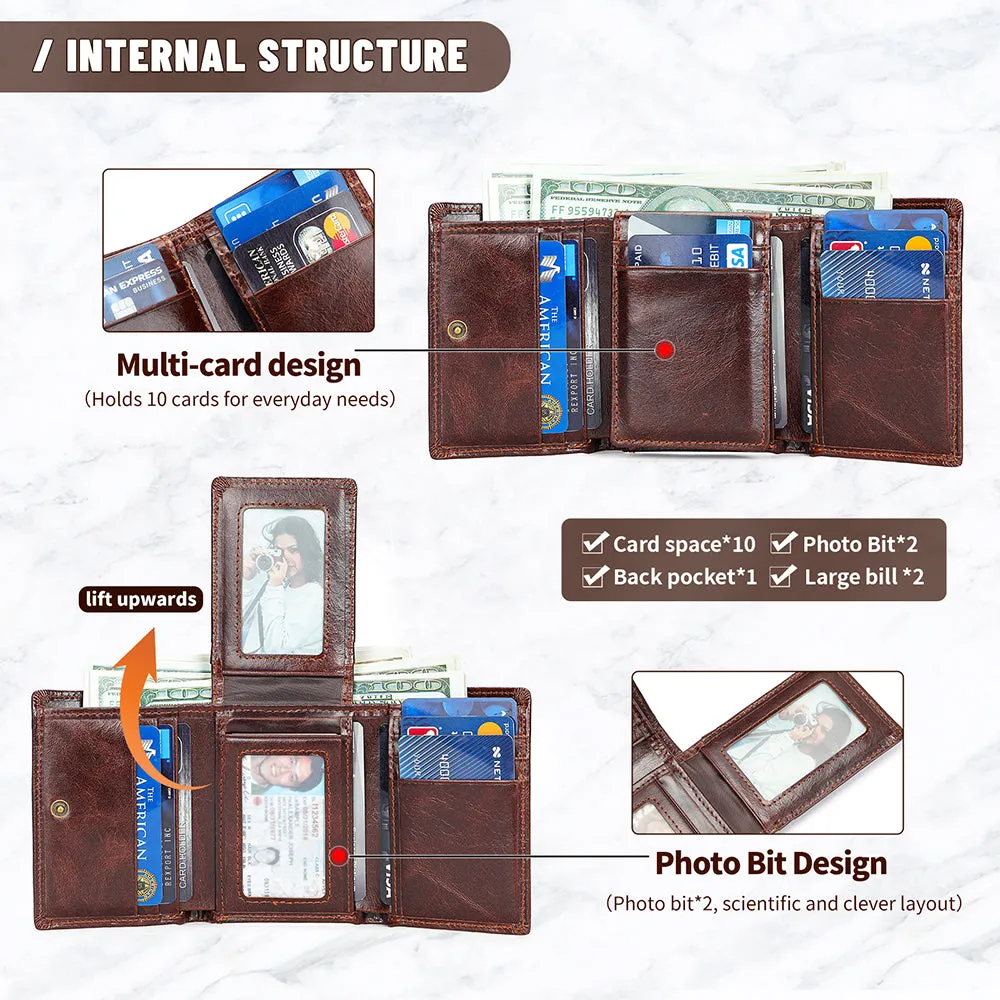 2H #1134 Genuine Leather Wallet
