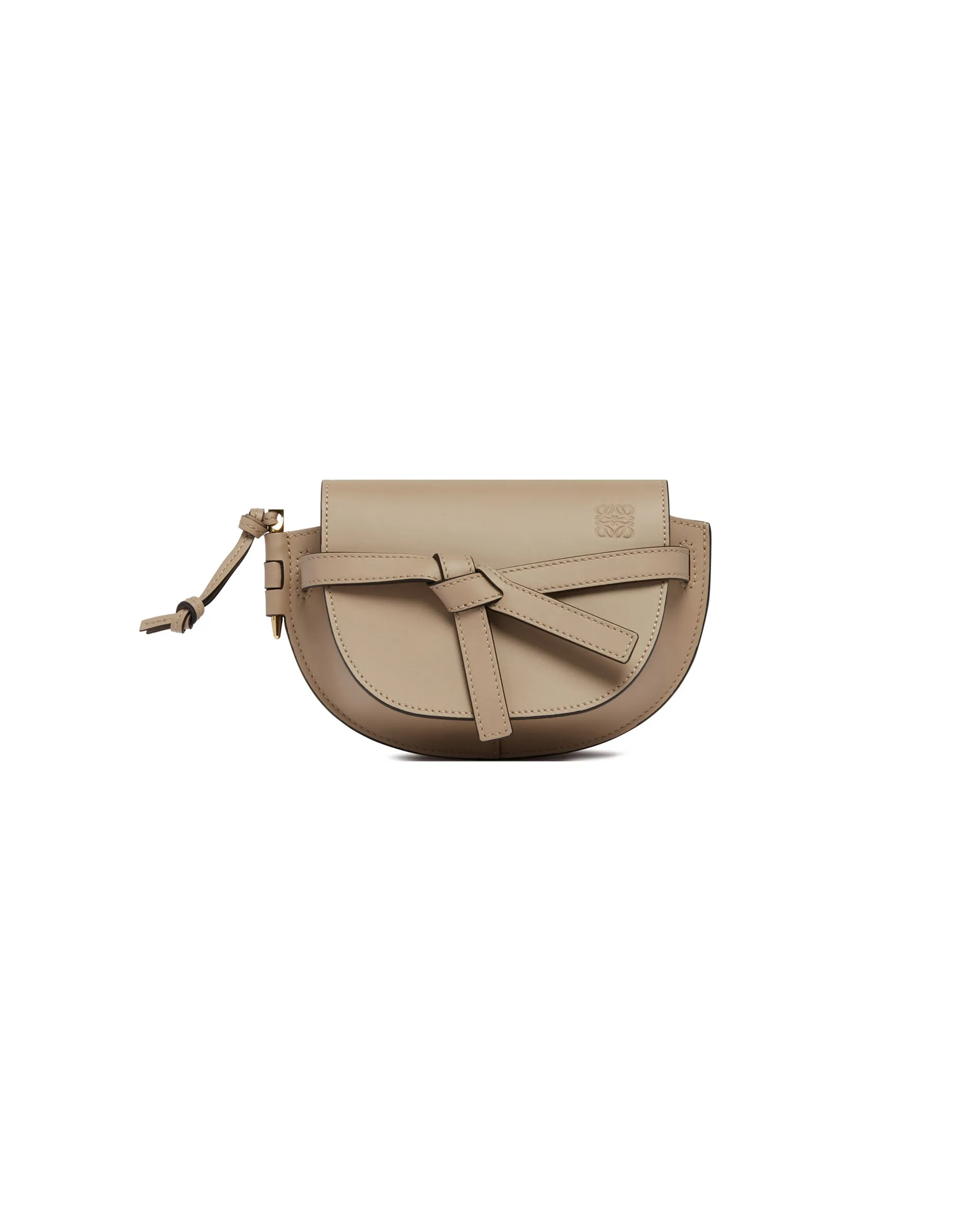 Beige Mini Gate Dual Bag