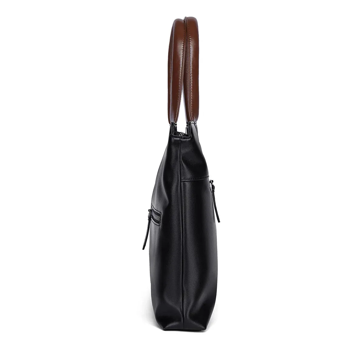 Genuine Leather Cowskin Men Briefcase Luxury Brand Business Bag