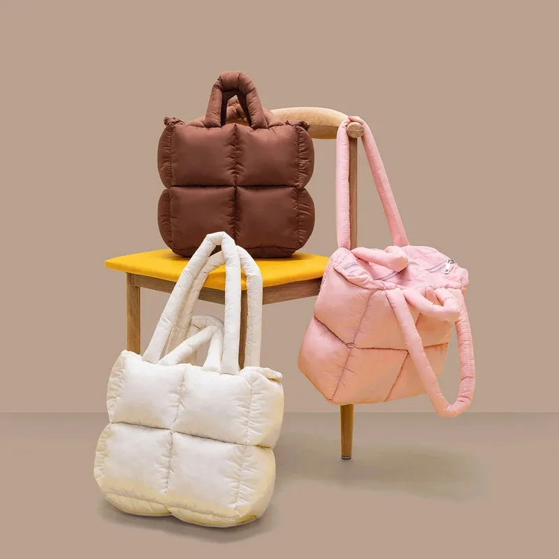 Go-To Puffer Padded Small Tote Bag