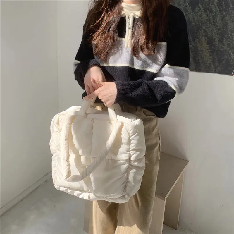 Go-To Puffer Padded Small Tote Bag