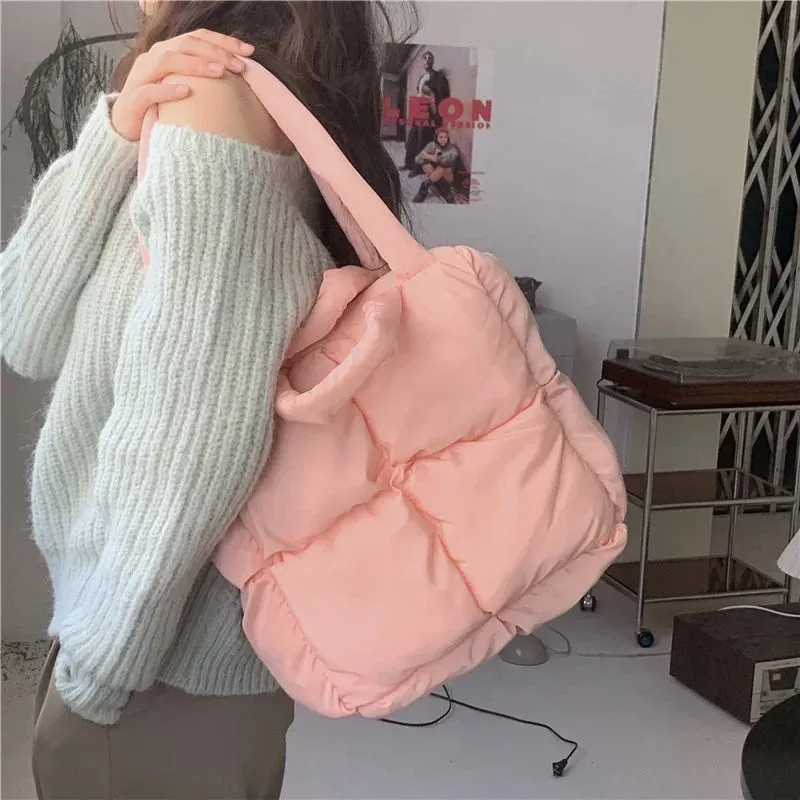 Go-To Puffer Padded Small Tote Bag
