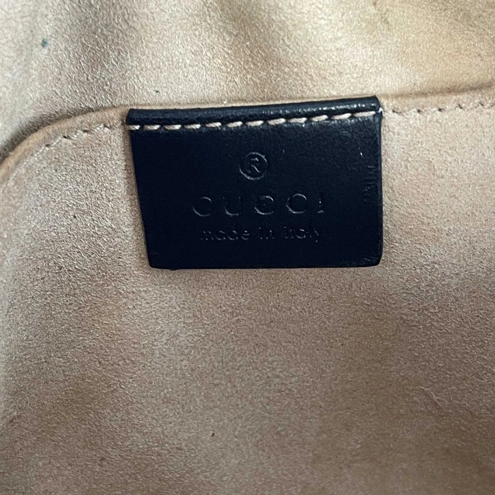 Gucci - GG Marmont Mini Black Matelass Chevron Leather Crossbody
