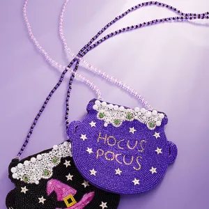 iLLASPARKZ HOCUS POCUS Cauldron Beaded Mini Crossbody Bag