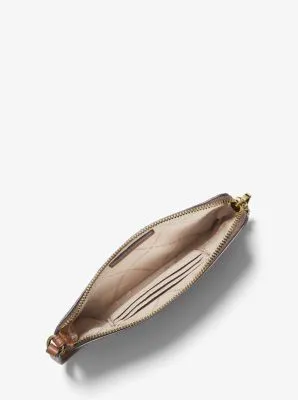 Jet Set Travel Large Logo Wristlet