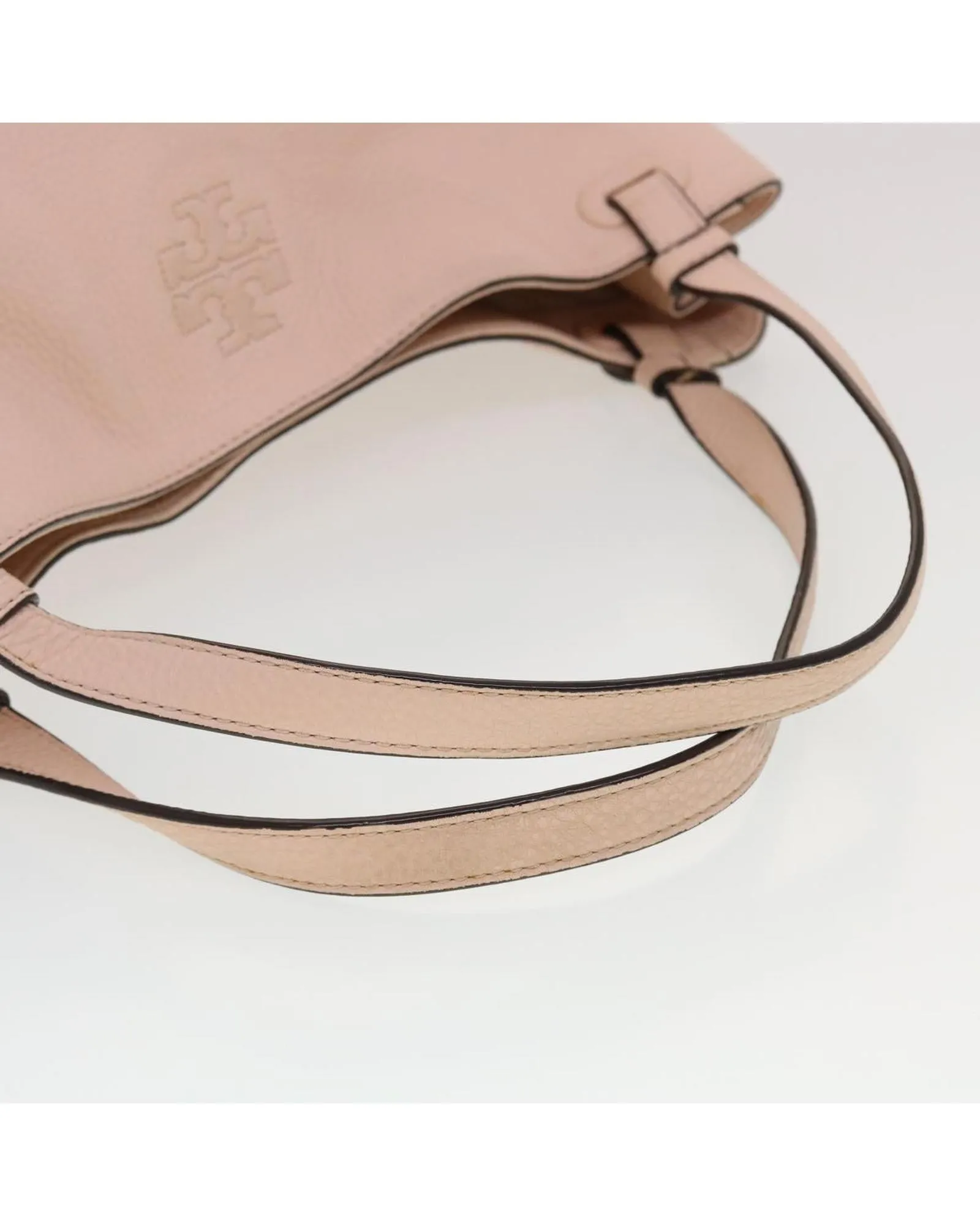 Leather Pink Tote Bag - C Rank