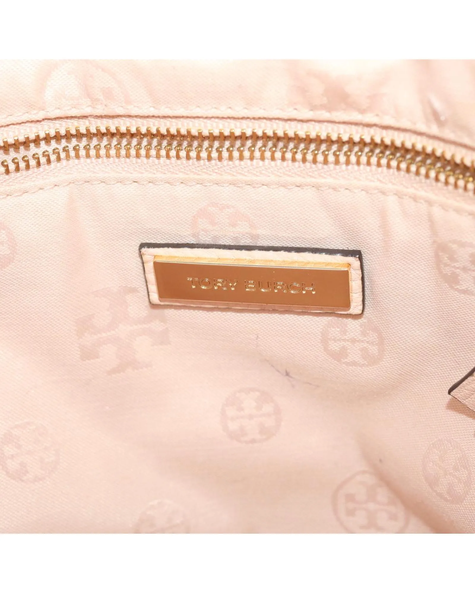 Leather Pink Tote Bag - C Rank
