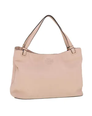 Leather Pink Tote Bag - C Rank