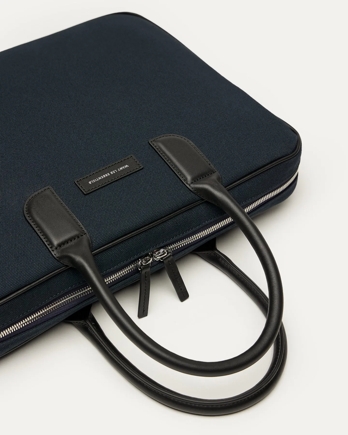 Lesage Organic Cotton Canvas Computer Bag