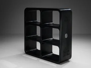 Marc Newson 'Kiss the Future' Storage Unit in Black Molded Polypropylene