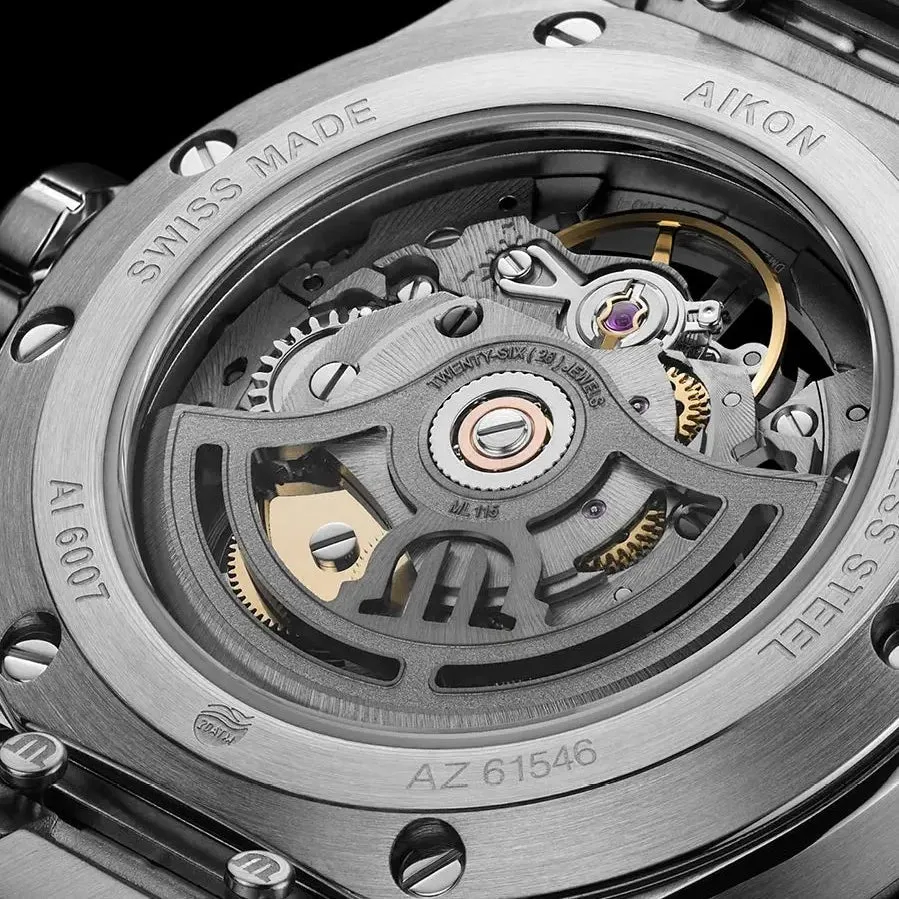 Maurice Lacroix Men's Skeleton Aikon Automatic Watch AI6007-SS002-030-1