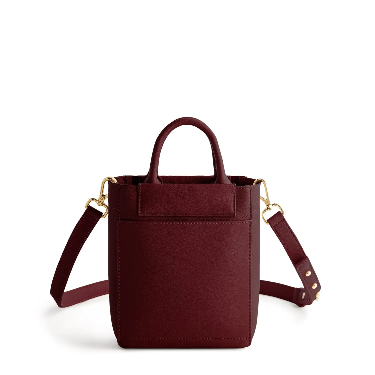 Nicola Mini Tote - Maroon