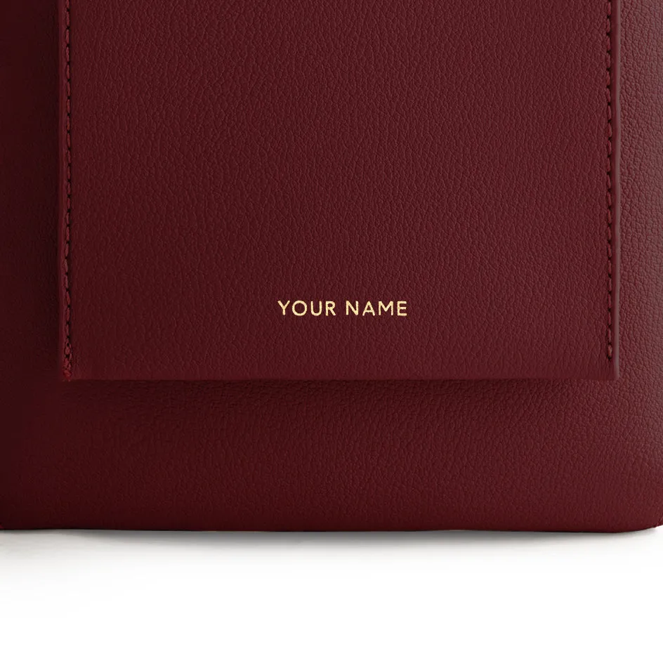 Nicola Mini Tote - Maroon
