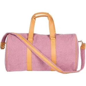 PURPLE SHERPA FAUX FUR WEEKENDER BAG