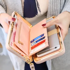 Purse wallet female famous brand card holders