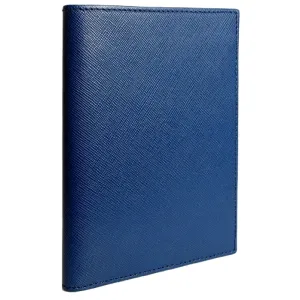 Saffiano Passport Sleeve Blue