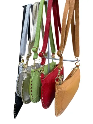 Small Leather Studded Bag