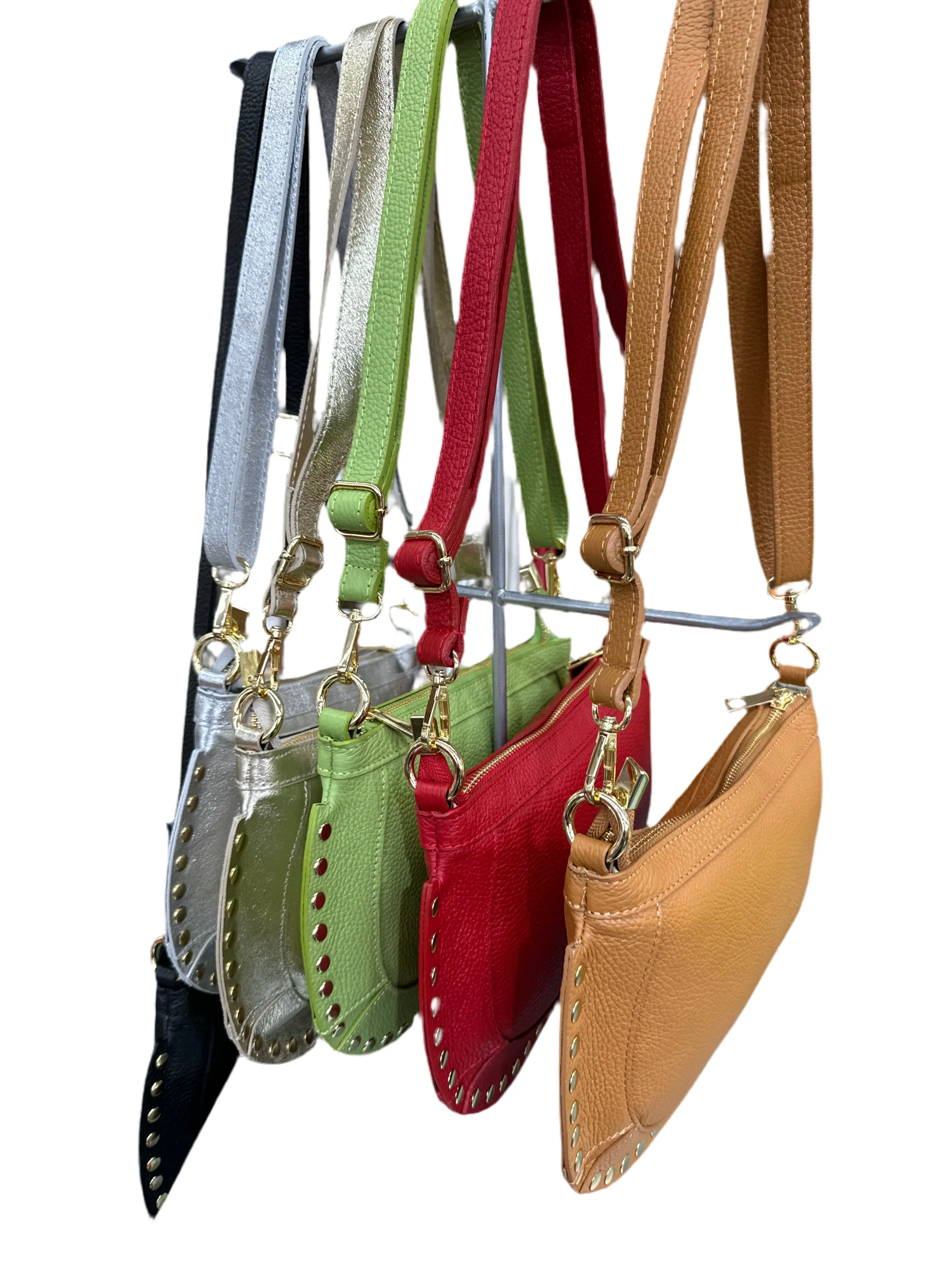 Small Leather Studded Bag