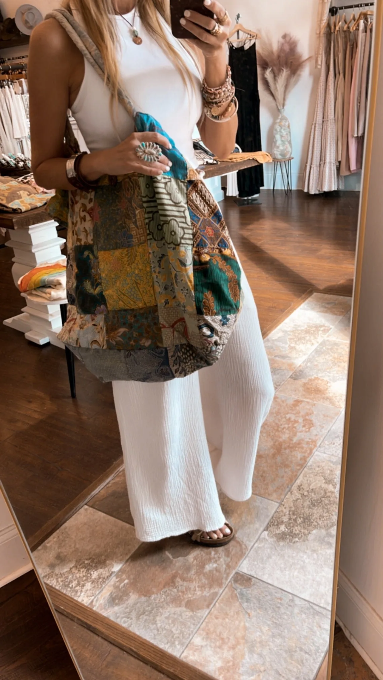 Woodstock Patchwork Tote