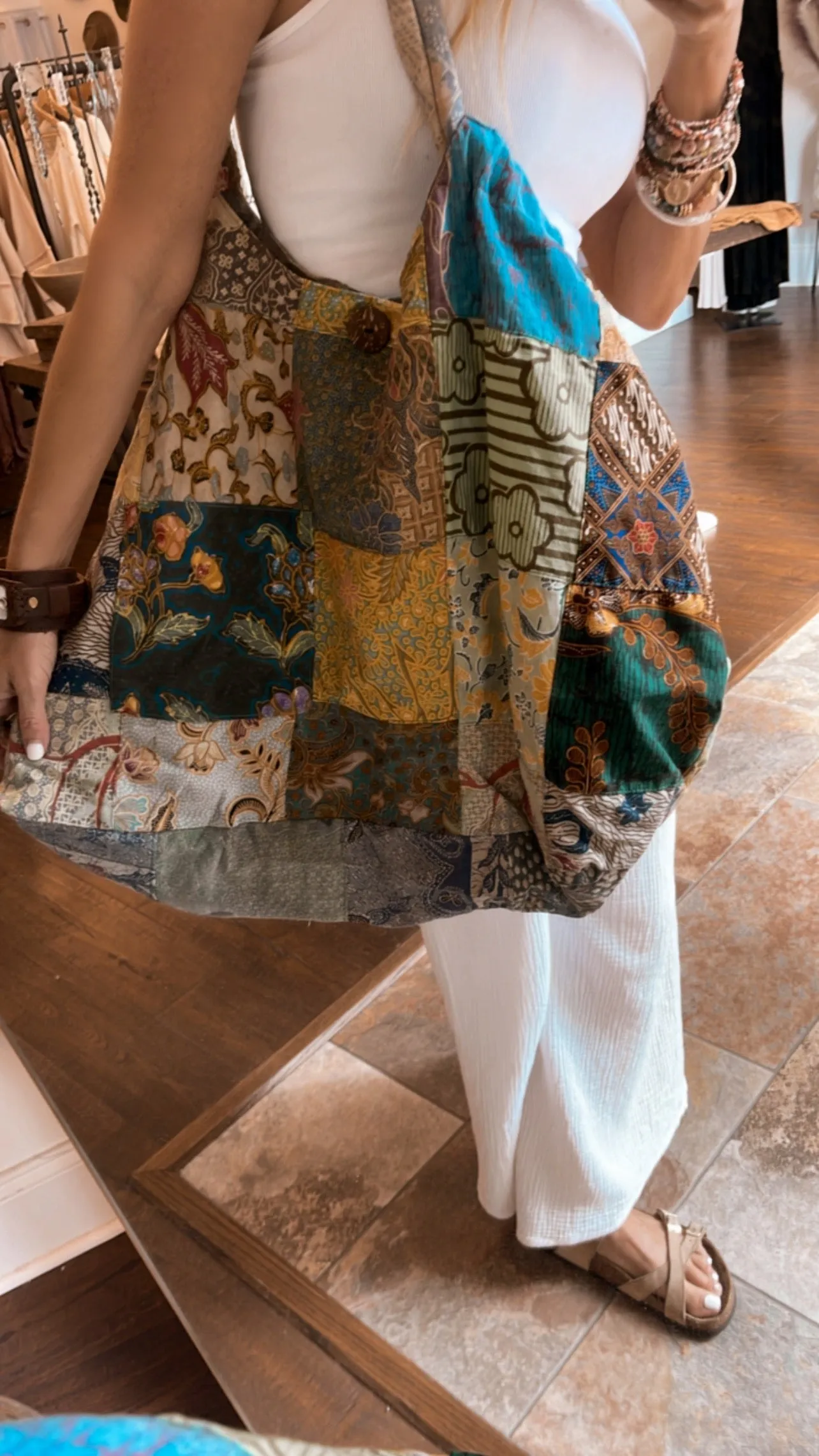 Woodstock Patchwork Tote