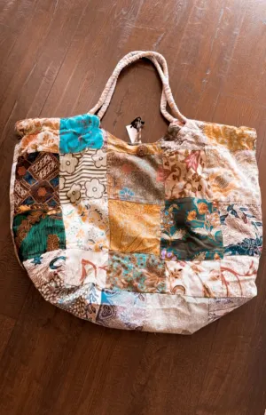 Woodstock Patchwork Tote